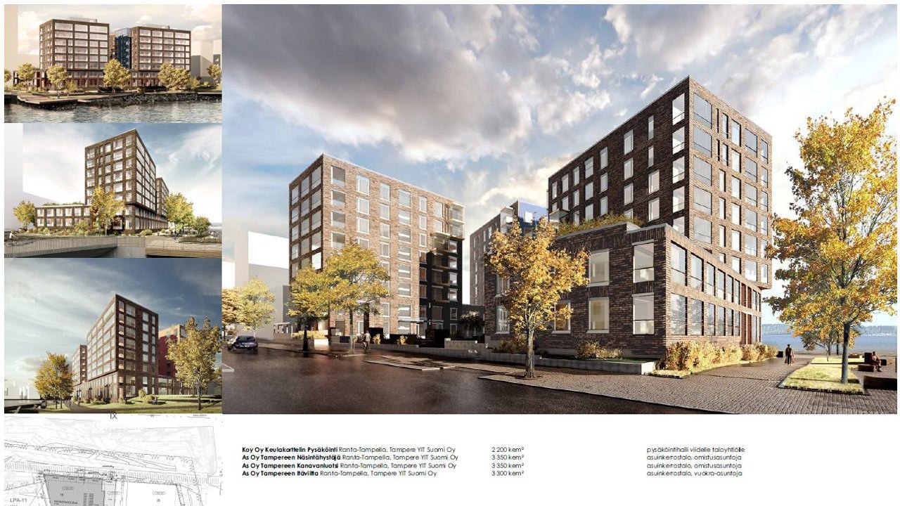 Ranta-Tampella, Eastern Block & Western block, Tampere YIT