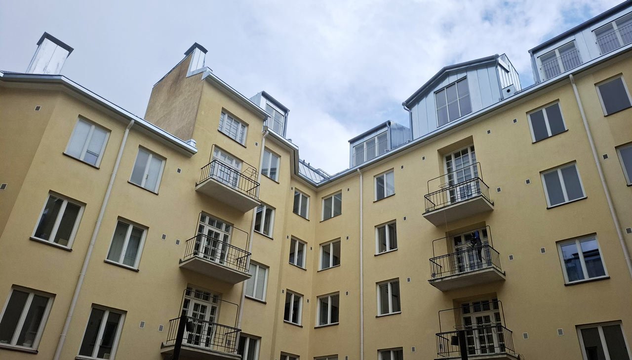 Iso Roobertinkatu 35–37, Architectural design of the attic floor